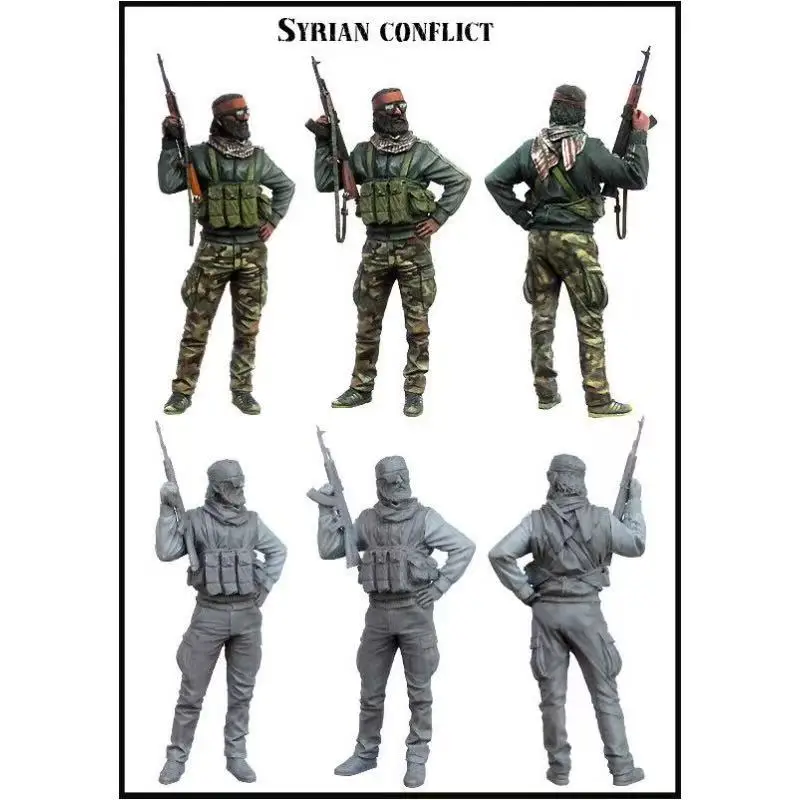

1/35 Scale Resin Soldier Assembly Model Kit Freedom Warrior Single Hobby Miniature Garage Toys Unassembled Unpainted DIY Toys