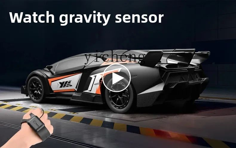 รถของเล่นเด็กไฟฟ้า รุ่น ZZ Gesture Induction Deformation รีโมทคอนโทรล แปลงร่างได้ หุ่นยนต์เพชร รถแข่ง