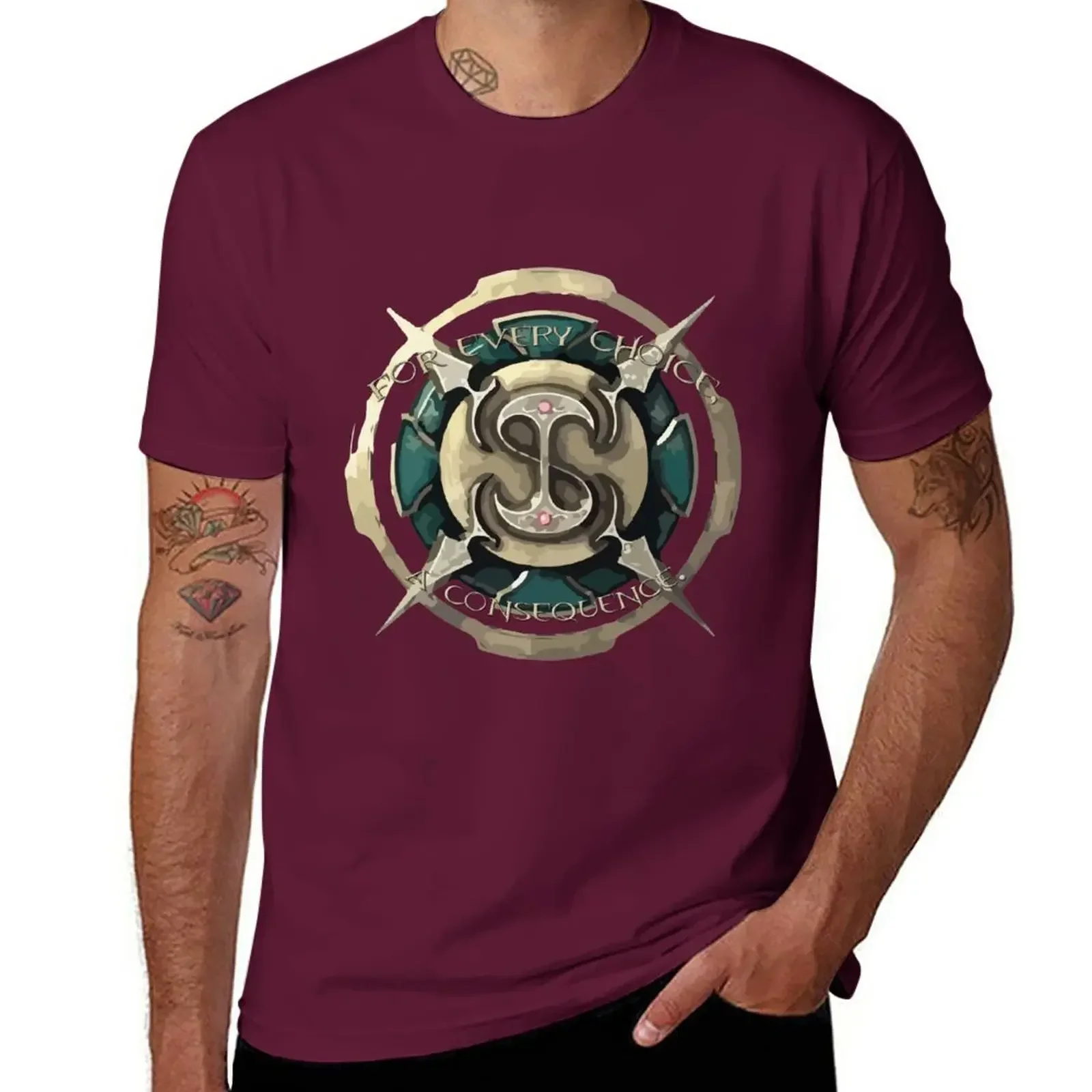 Fable Guild Seal T-Shirt graphics customizeds t shirt for men harajuku  men clothing  streetwear