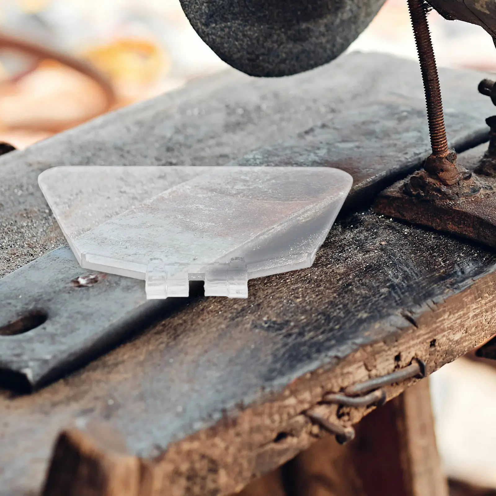 Transparent Bench Grinder Eye Shield 5.2x3.8in Wide-View Dustproof Shatterproof Safety Guard for Metal Wood Grinding Universal