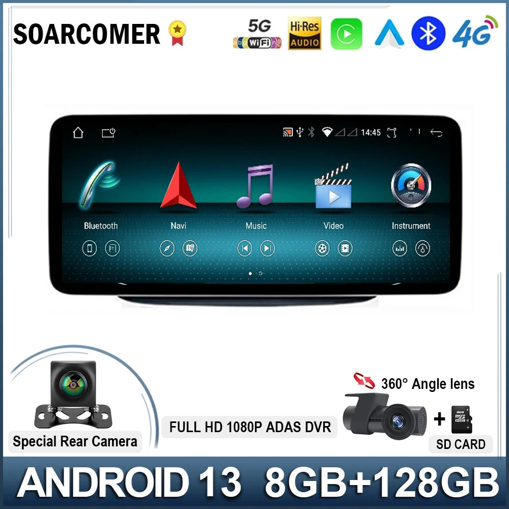 

Android 12 Car Radio GPS Video Multimedia Head Unit For Mercedes Benz B - Class W246 B180 B200 B220 B250 B260 W245 2011 - 2018