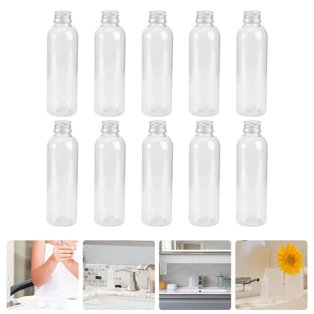 22Pcs Sub Bottles Set Leak Proof Containers for Travel Shampoo Conditioner Body Wash Lightweight Clear Plastic
