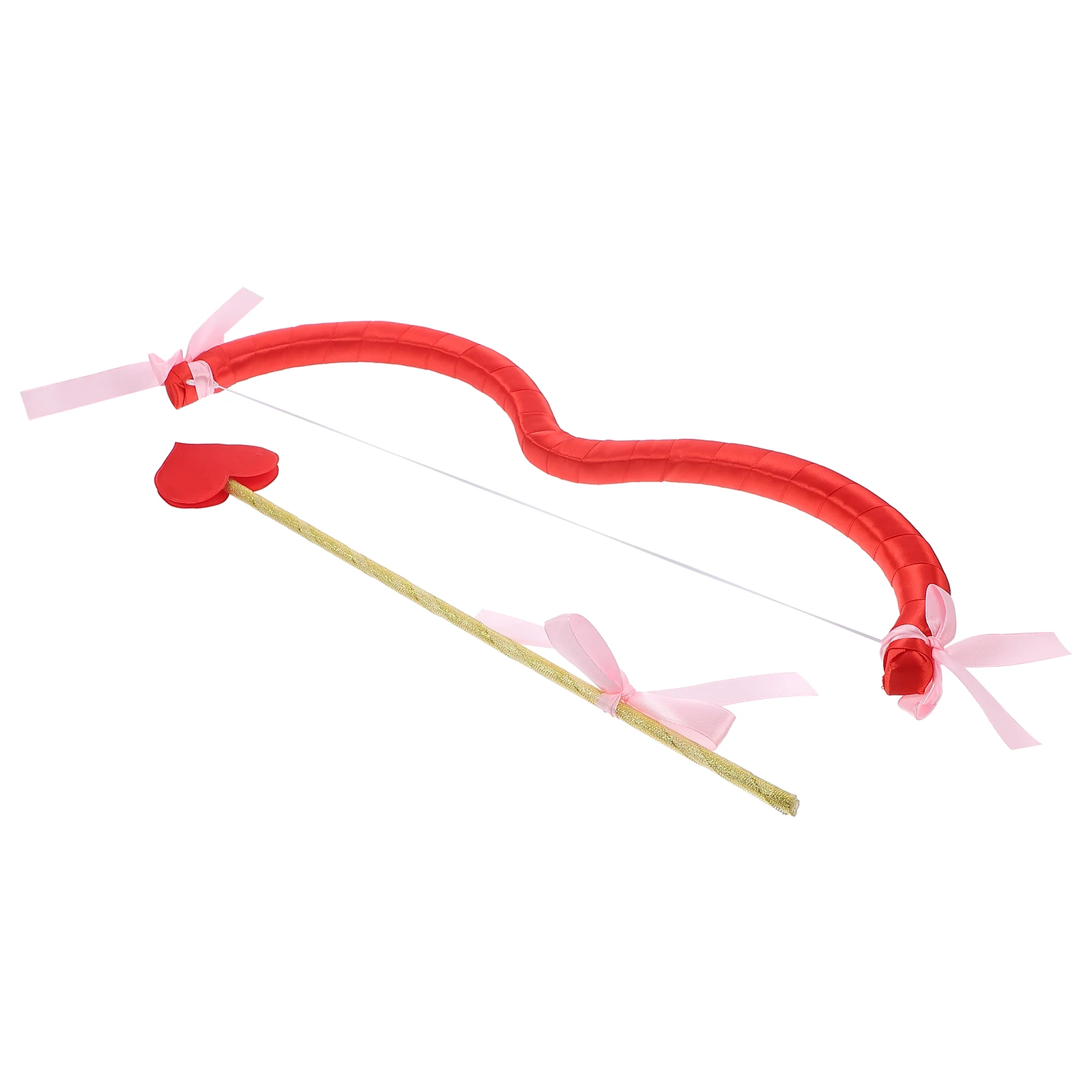 

Cupid Bow Arrow Set Cosplay Costume Supplies Valentine Day Stage Performance Fine Texture Sturdy Safe Comfortable
