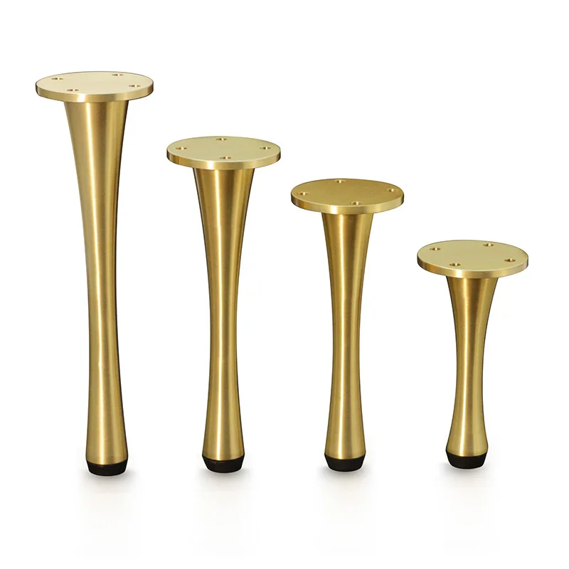 Solid Brass Cabinet Feet Adjustable Feet Support Legs Light Luxury Modern Simple Metal TV Cabinet Heightening Feet Furniture Leg