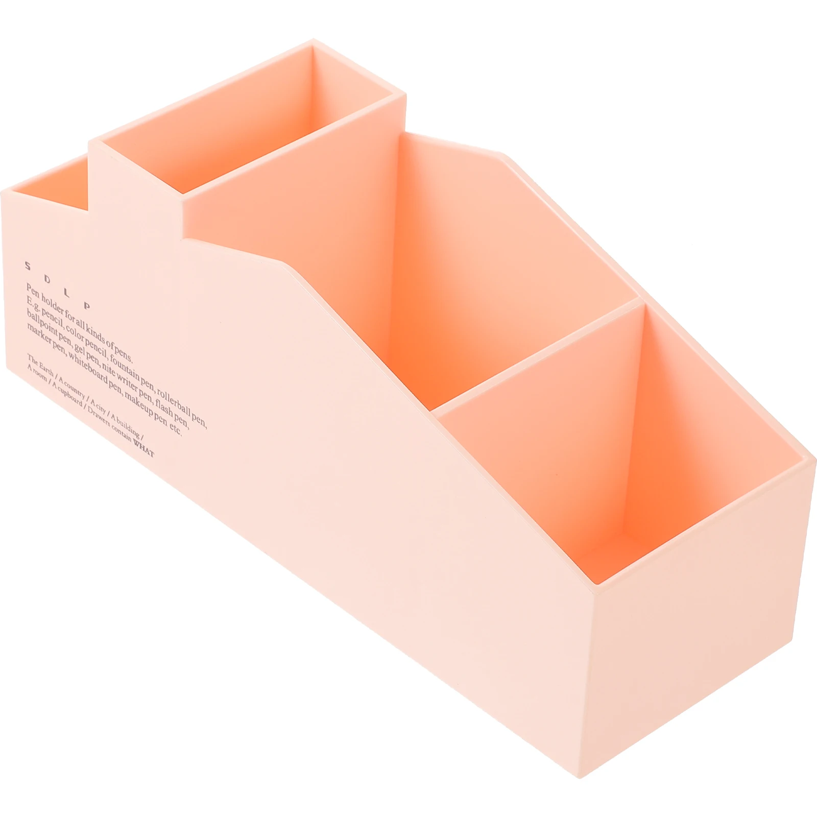 

Multifunctional Storage Box Desktop Organizer Compartments Household Table Pen Holder Smooth Design Bedroom Bathroom
