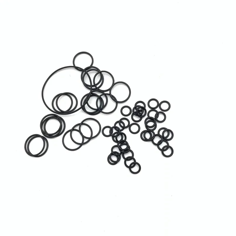 20pcs NBR O Ring Gasket CS 1.2mm OD3.2~64mm Car Faucet Nitrile Rubber Round O Type Corrosion Oil Resistant Seal Washer Black