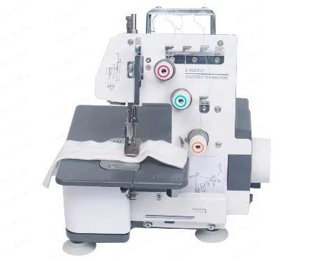 

323 Household Double Needle Three-Thread Zig Zag Interlock Sewing Machine 2.5mm Multifunctional Electric Overlock Sewing Machine