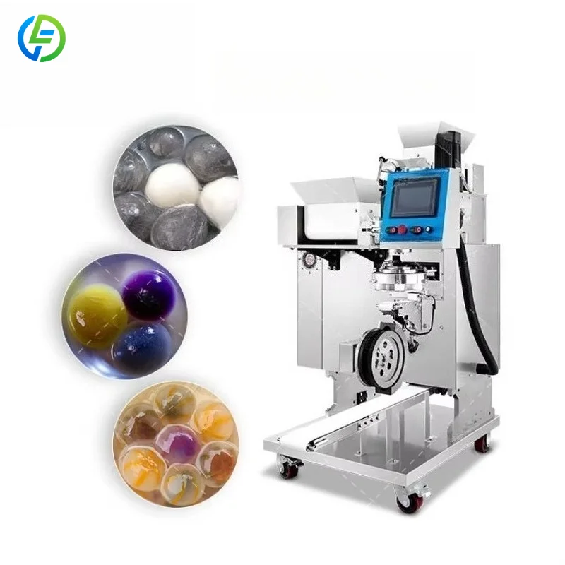 Customized Glutinous Rice Ball Bao Chi Mochi With Sesame Peanut and Coconut Making Machine Glutinous Rice Ball Filling Machine