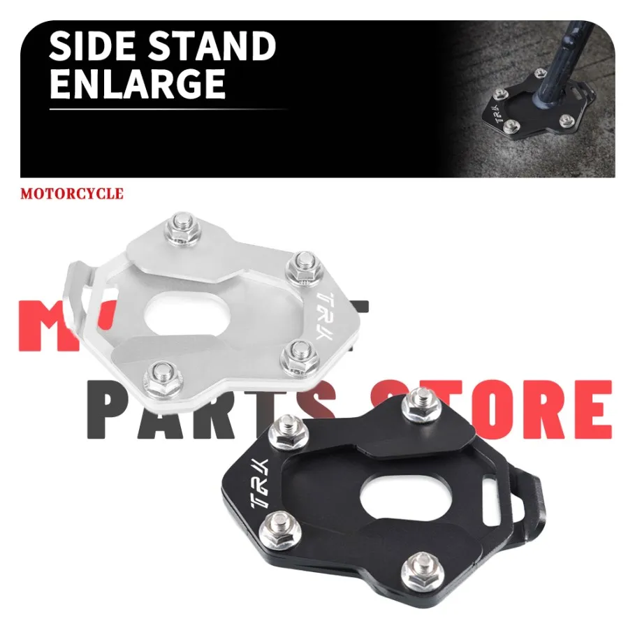 

Motorcycle Foot Side Stand Extension Pad FOR Benelli TRK502 & TRK502X 2017-2023 2018 2019 2020 Support Plate Anti-skid Enlarged