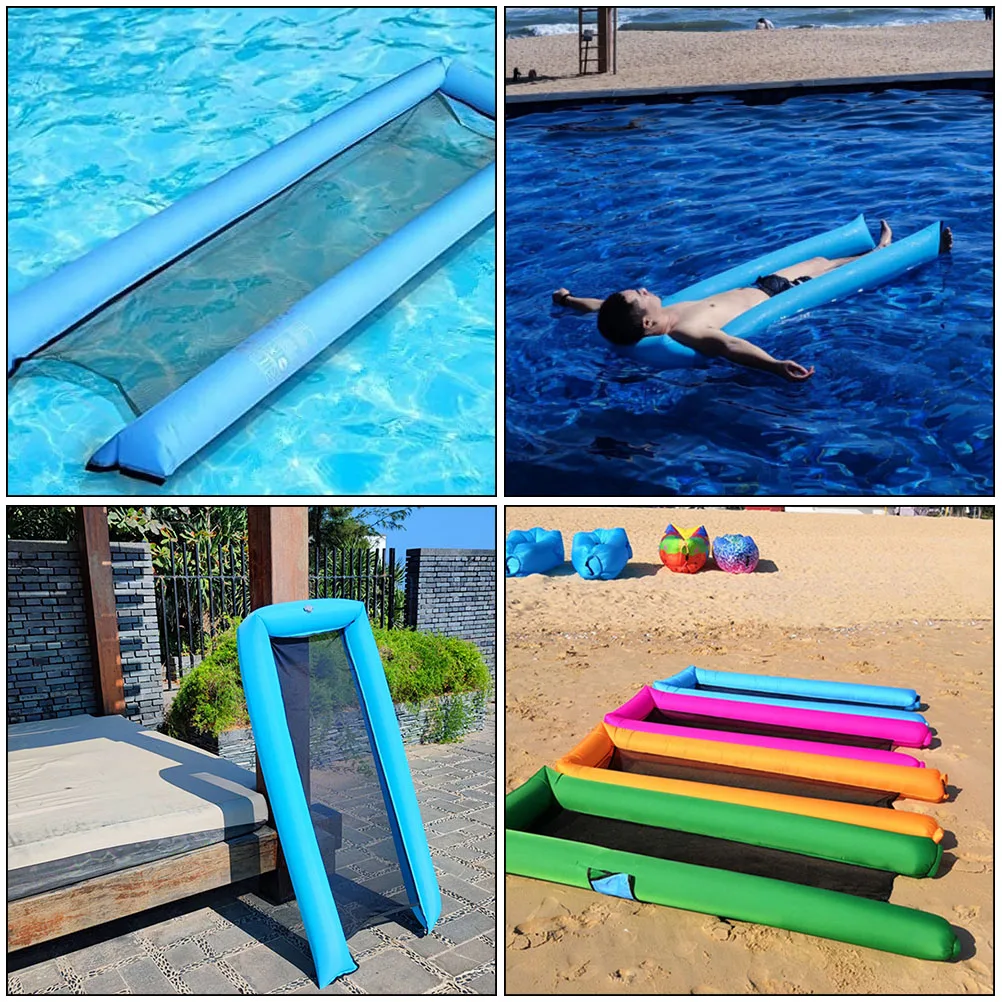 

Inflatable Floating Bed Swimming Floating Pad Portable Swimming Mat Swimming Bed Floating Bed for Swimming