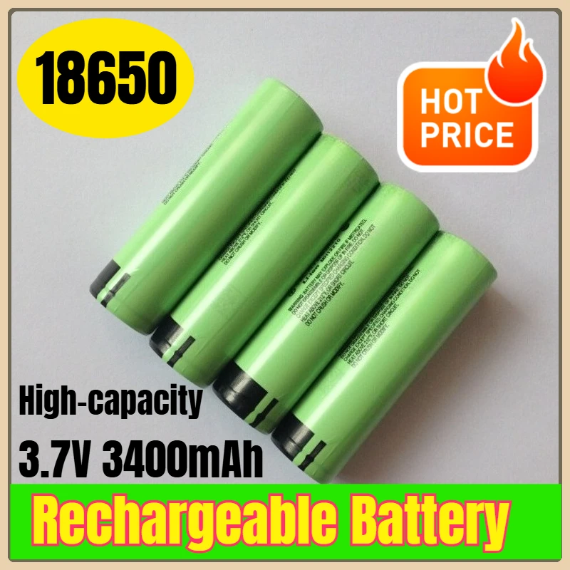 

18650 3.7V 3400mAh High-capacity Rechargeable Battery