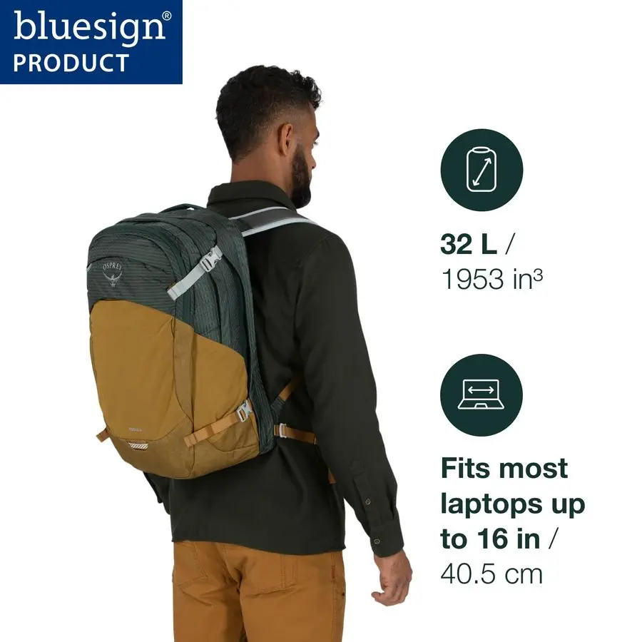 Mochila Nebula Commuter, Atlas Blue Heather