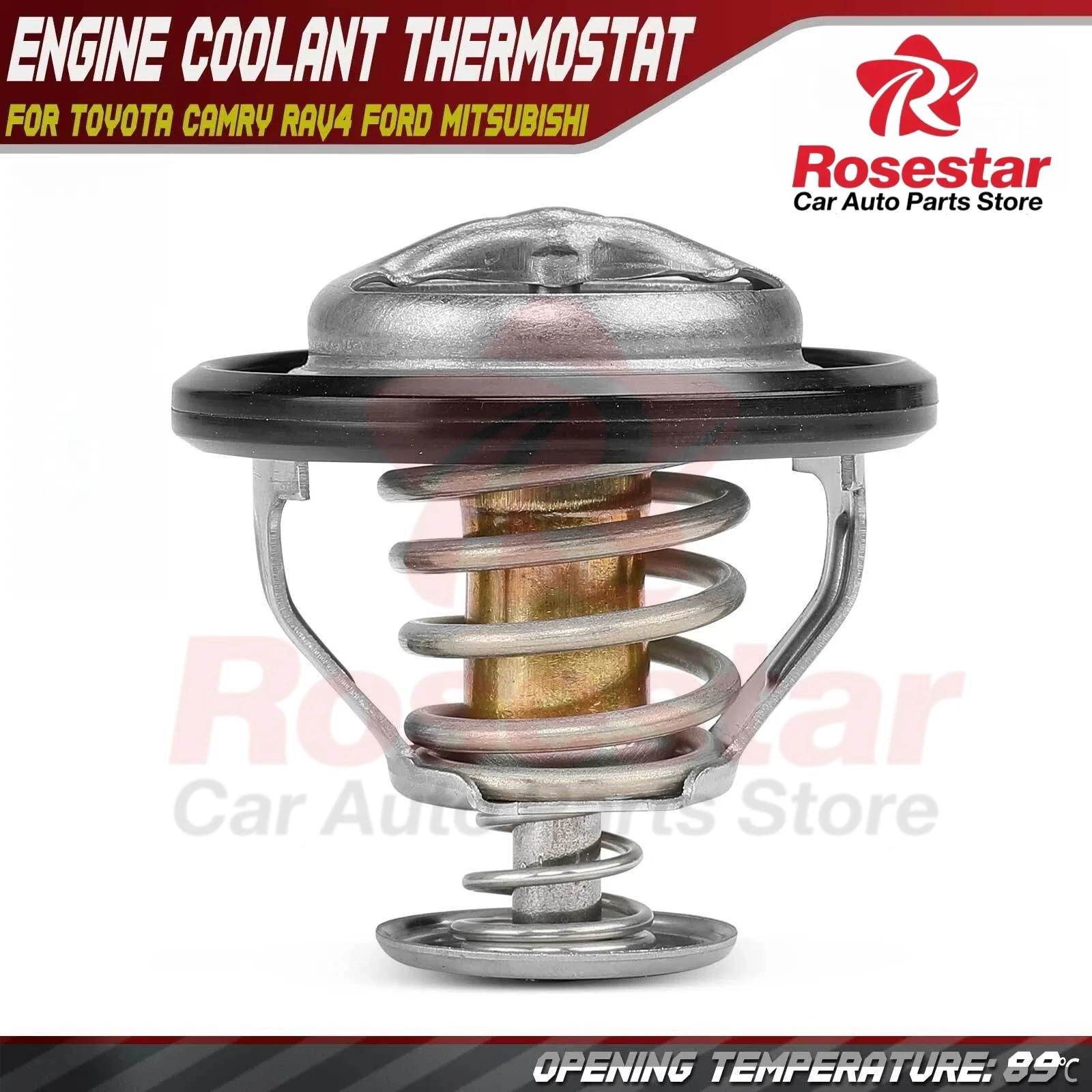 

Engine Coolant Thermostat for Toyota Camry RAV4 Ford Mitsubishi Scion Lexus 89℃ 281-192, 281192