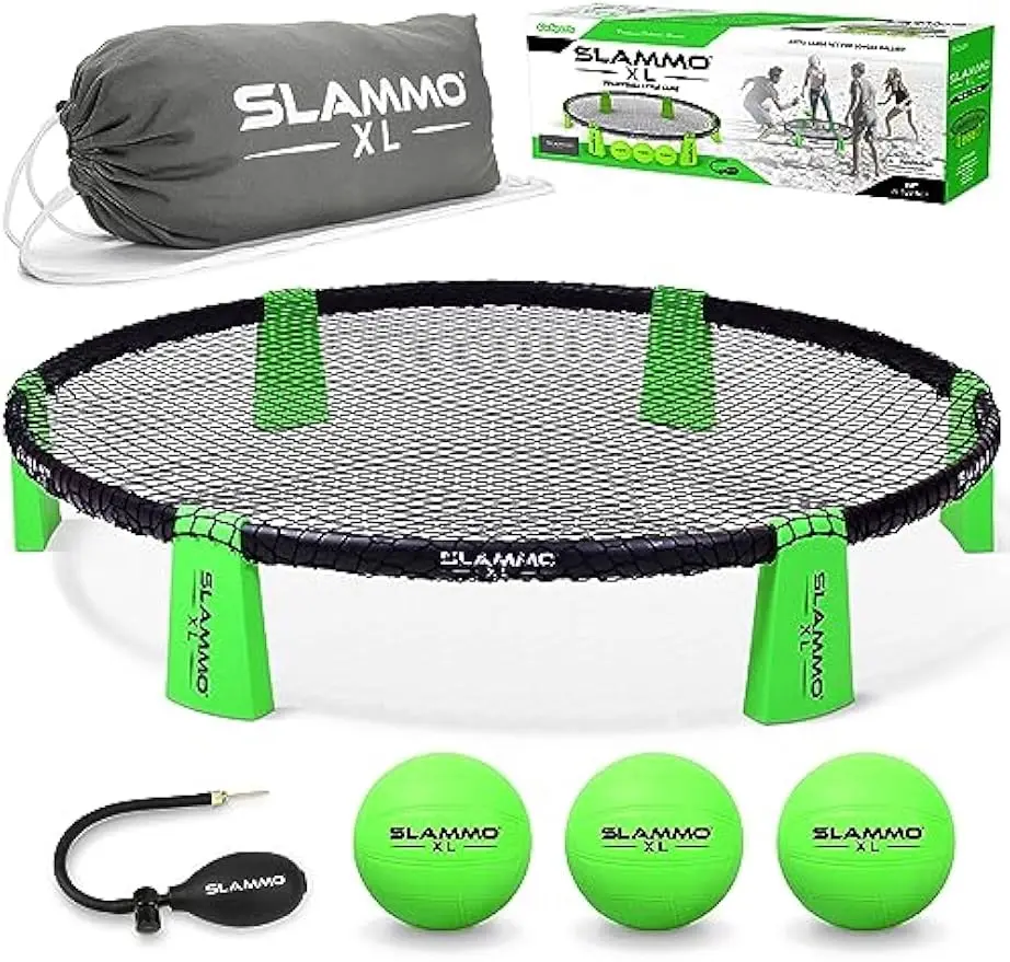 

Extra Large 48-Inch Net Game Set | Perfect for Beginners, Kids & Group Play | Easy Setup & High Bounce