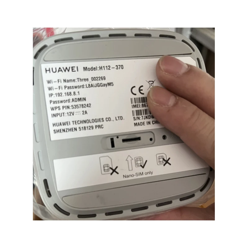 Huawei H112-370 5G Router Met Sim-kaart Unlock Draadloze Modem 5G Mobiele Wifi Pro H112-370 Lte Hotspot