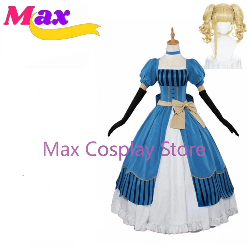 

Max Ainme Kuroshitsuji Elizabeth Midford Lizzy Party Luxury Dress Cosplay Costume Full Set Princess Custom size