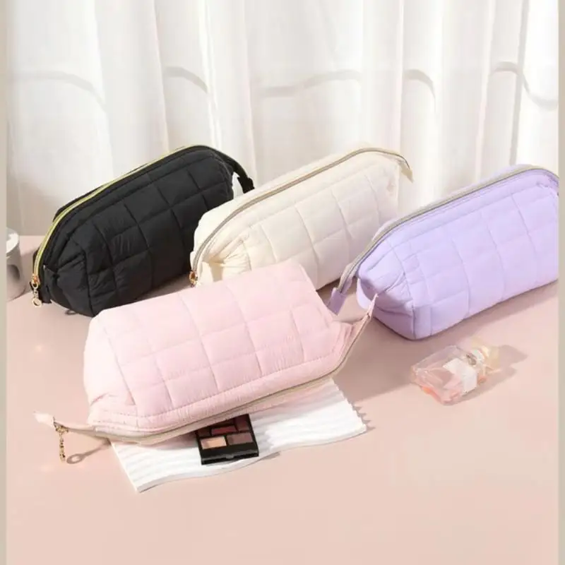 Expandable Travel Makeup Bag Multi Compartment Cosmetic Brush Toiletry Storage Organizer Case