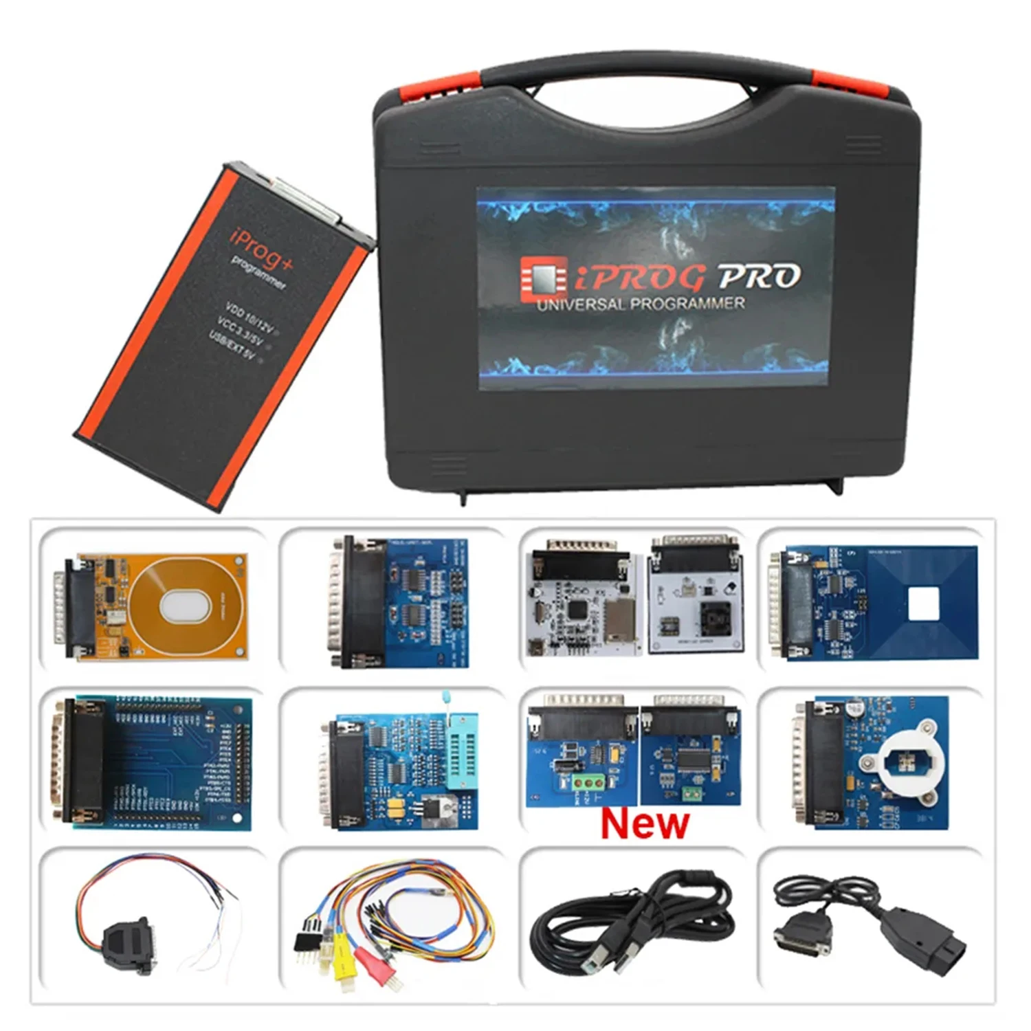 Iprog Pro V89 Volledige Ecu Sleutelprogrammeur Iprog Eeprom Immo/Airbag Reset/Kilometerstand Correctie 3 In 1 Vervang Carprog Digiprog3 Tango