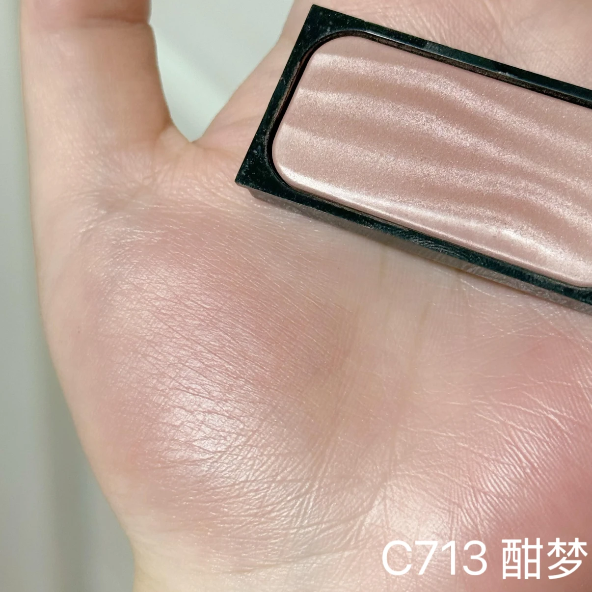 Qianyan-colorete individual, polvo mate, brillo, Flash, contorno de alegría, montaje de cejas automático, alto brillo para maquillaje Facial
