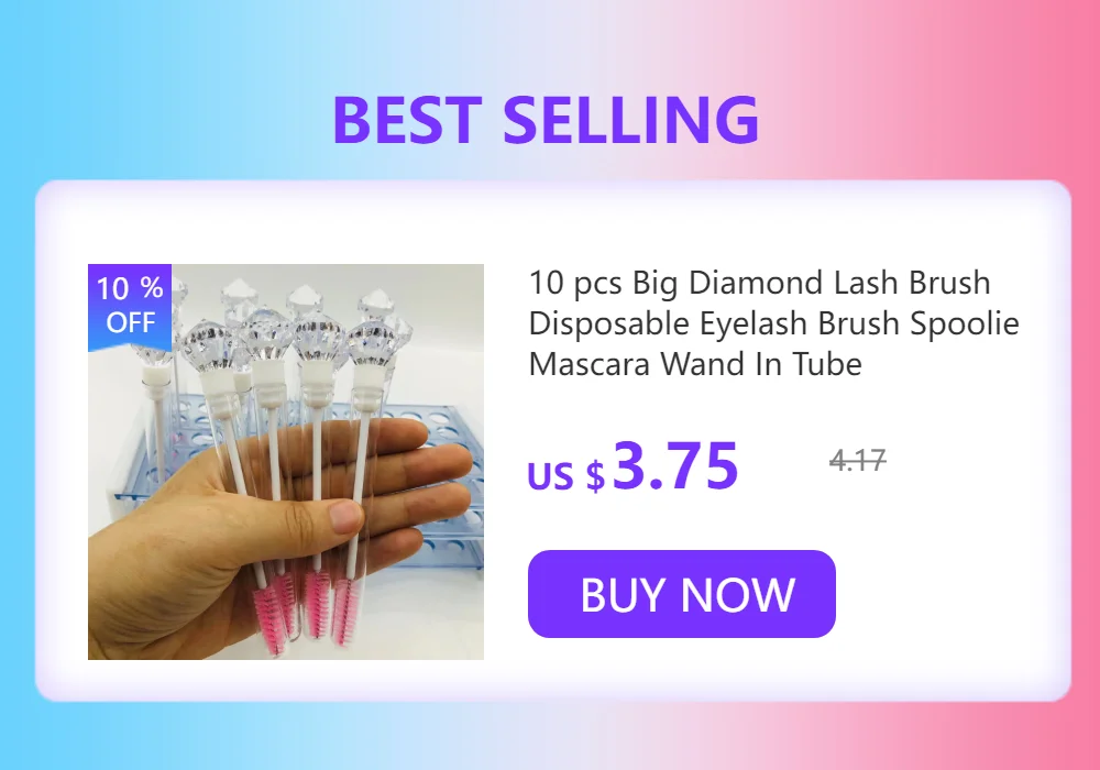 Reusable Eyelash Brush Tube Keychain Plastic Portable Mini Lash Comb Spoolie Container Glitter Cils Mascara Wands Keyring