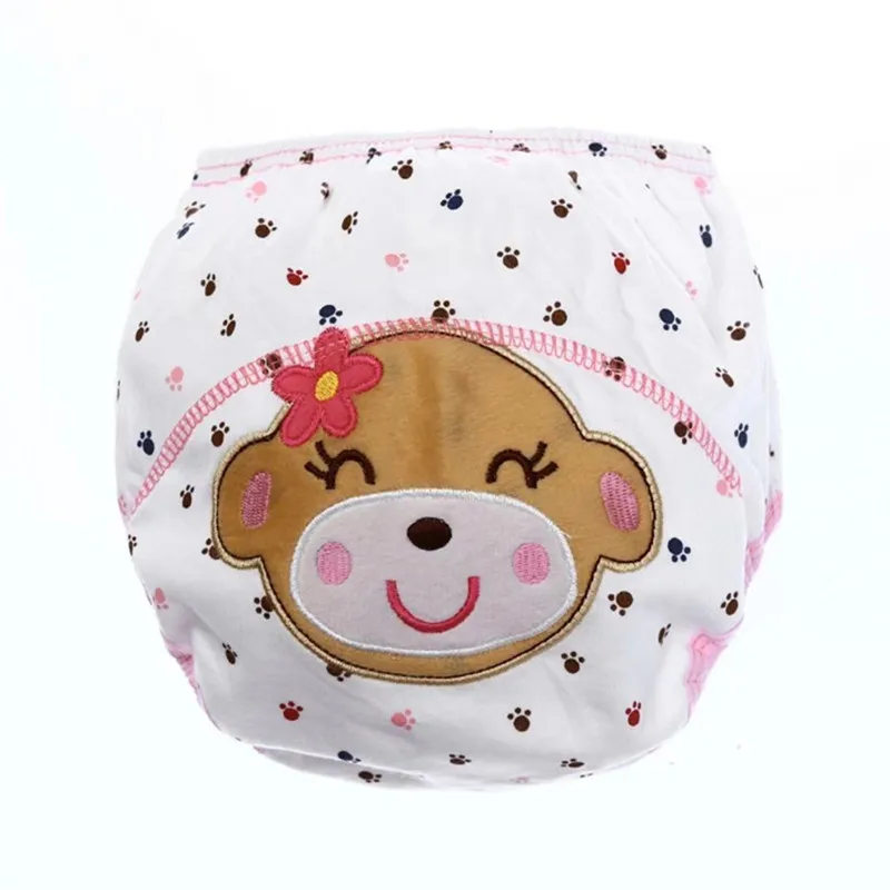 Baby Cotton Learning Pants Diaper Diaper Waterproof Training Pants Breathable Baby Washable Cartoon Training Pants