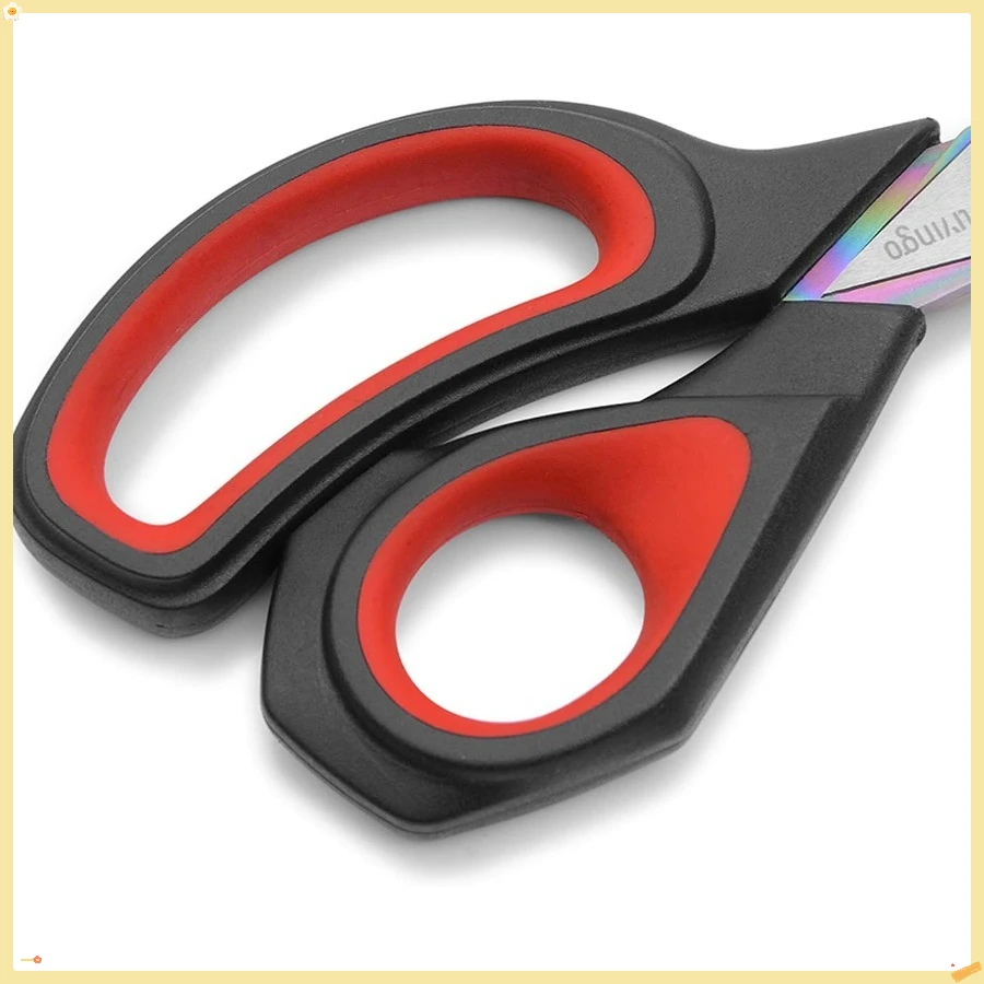 Premium kleermakersschaar, robuust, multifunctioneel titaniumcoating, gesmeed roestvrij staal, naaistof, leer