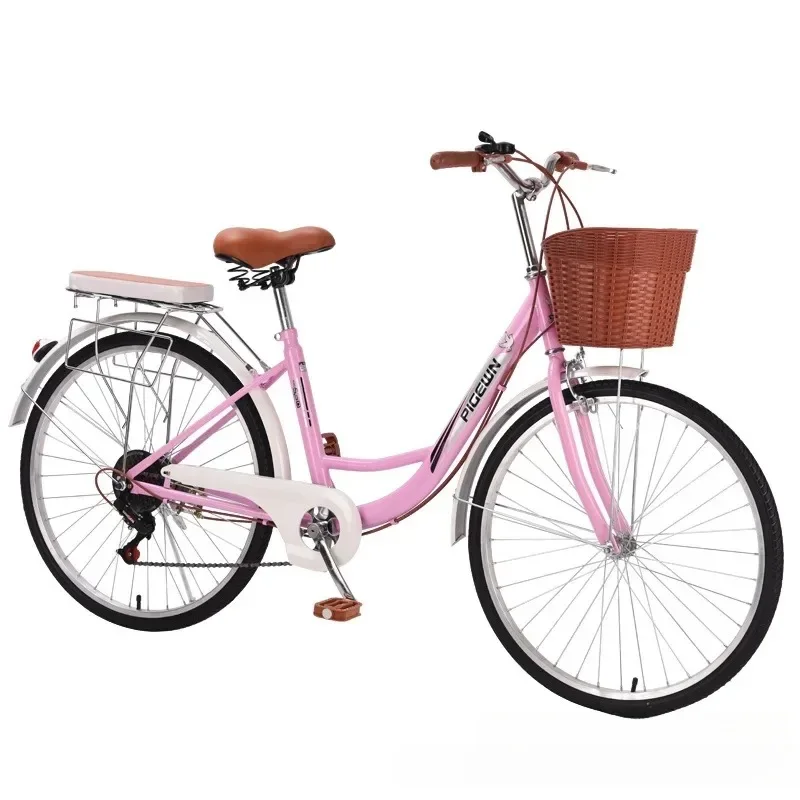 دراجات ركاب خفيفة الوزن فاخرة للجنسين، نظام تروس 24 بوصة 26 بوصة، دراجات ركاب التجارة الخارجية بالجملة #6