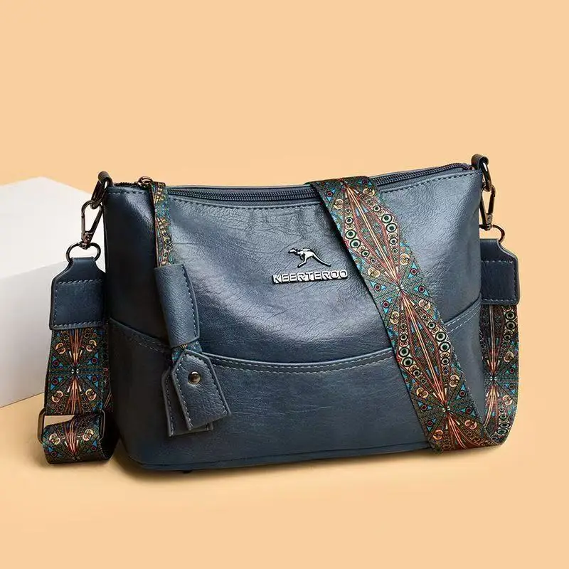 Marca de luxo feminina couro do plutônio saco do mensageiro grande capacidade ombro único crossbody bolsa de couro macio moda feminina gif