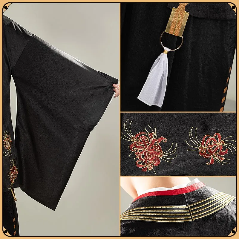 NIJISANJI VTuber Kuzuha أزياء تنكرية لشخصية الرسوم المتحركة الافتراضية لحفلات الهالوين وعيد الميلاد