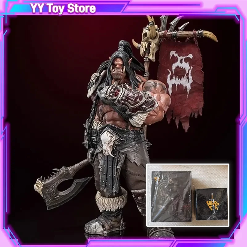 

In Stock New Hero Toys Hellscream Tribal War Song Great Chief Chieftain Orc Warrior Action Figurine Statue Collection Gift Toys