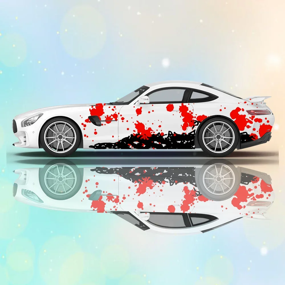 

Посыпанные чернила, случайная автомобильная виниловая наклейка, самоклеящаяся наклейка из ПВХ, подходит для грузовиков, внедорожников, украшения, автоаксессуары, подарок