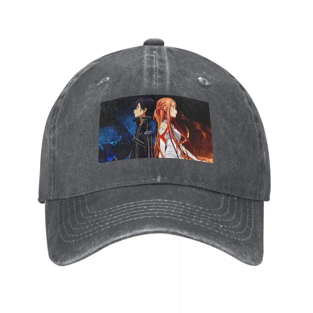 New SAO Asuna and Kirito, Sword Art Online Baseball Cap Gentleman Hat Hat Man For The Sun |-F-| Designer Hat Luxury Woman Men's