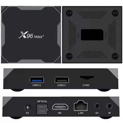 Android 9.0 Media Player Set Top Box 2.4&amp;5 GHz WiFi BT 4.0 TV Box Amlogic S905X3 Quad Core 4+64GB 4K 2K HD 1000M LAN