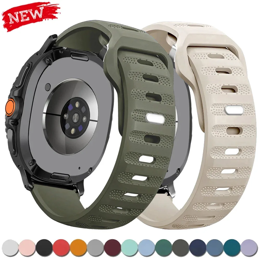 No Lücken Silikonarmband für Samsung Watch 8 40 mm 44 mm Band Correas für Galaxy 8 Classic 46 mm Ultra 47 mm 2025 Armbandzubehör