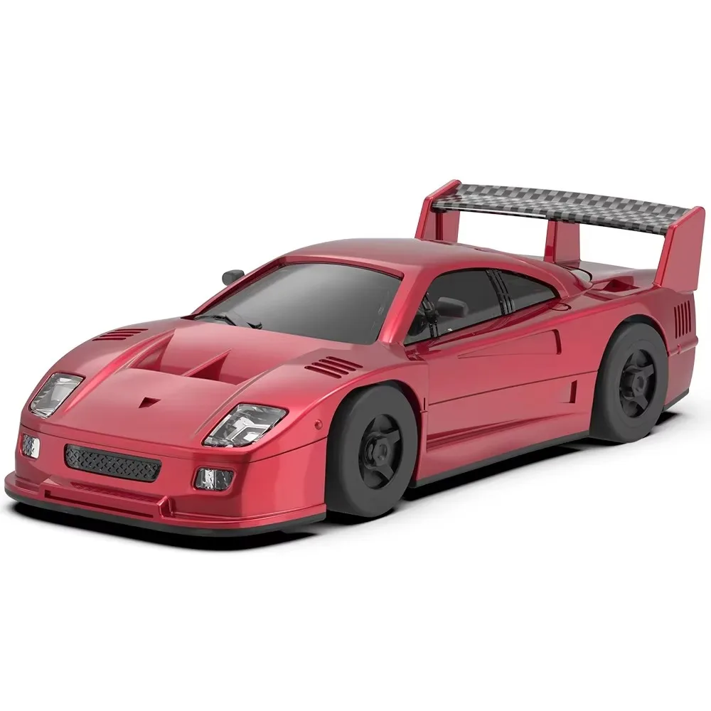SmCpLDARC S100 Professional 1:64 Scale RC Drift Mosquito Car Rear-Wheel Drive Full-Scale Steering Static Model Grade Appearance