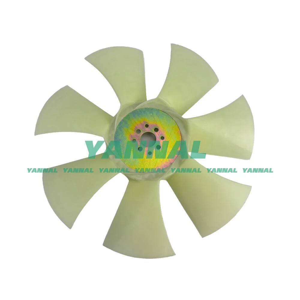 8 Leaves 7 Holes 4TNE98 Fan Blade For Yanmar Engine Spare Parts