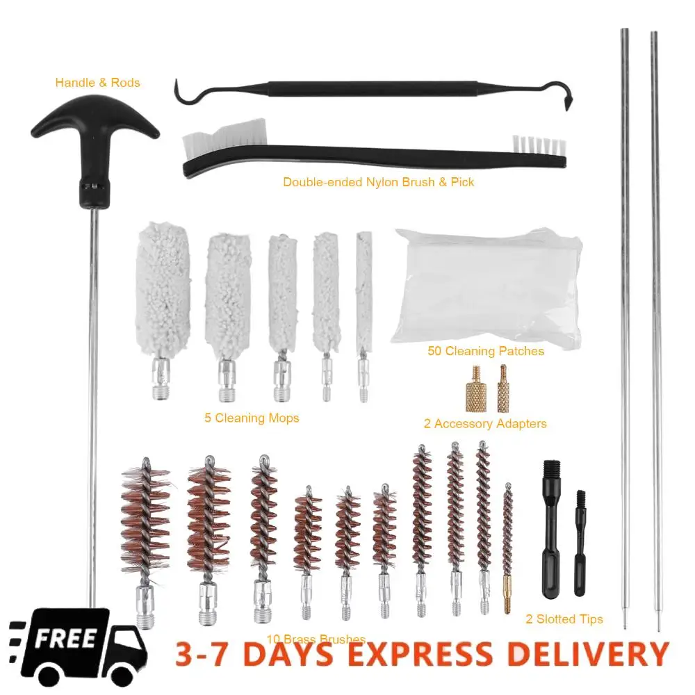 

Gun Brush Accessories Gun Brush Pipe Cleaning Tools Kit Barrel Brush Tool for Rifle Pistol Handgun Shotgun Cleaning Kit Tool