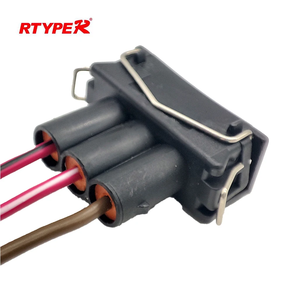 1/5/10 set 3 Pin 3.5mm 357972753 Female Injection Pump EV1 EV14 JPT VR6 TPS Sealed Waterproof Coil Connector For VW Audi