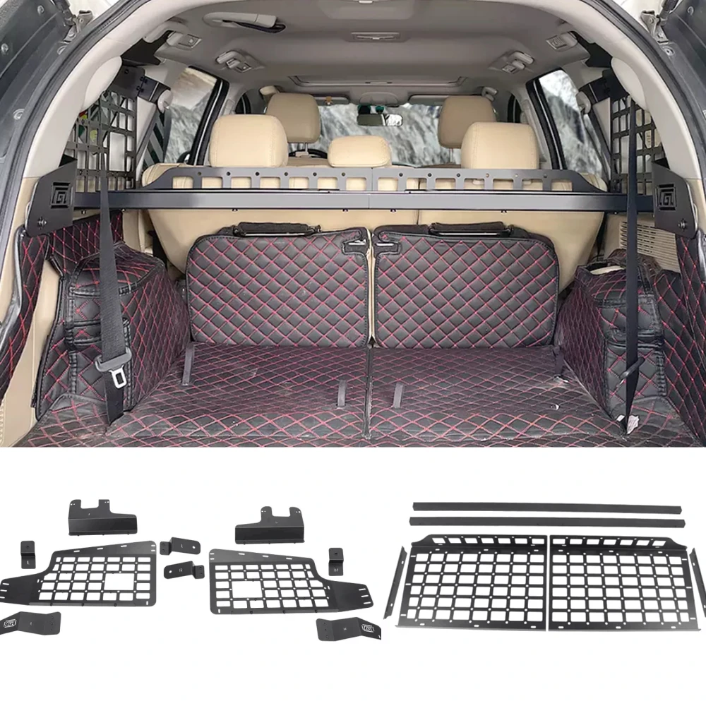 

Fit for Mitsubishi Pajero Sport Montero Shogun Sport 2020 2021 2022 2023 2024 CGZ Molle Panel Trunk Shelf Cargo Storage Racks