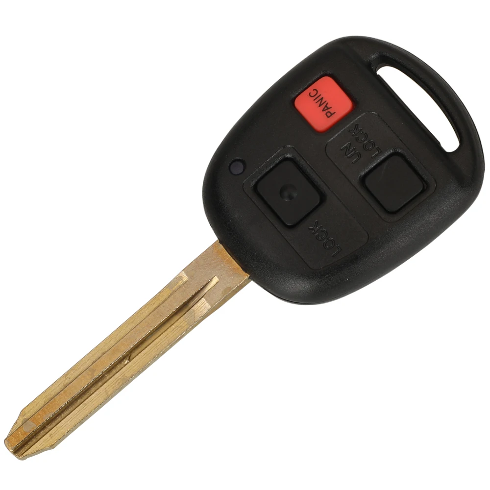 Jingyuqin HYQ12BBT Fernbedienung Autoschlüssel 314,4MHz/315Mhz 4D67/G Chip für Toyota Land Cruiser FJ TOY43 Schlüsselblatt 3-Tasten-Fernbedienung 60750 – Detail 4