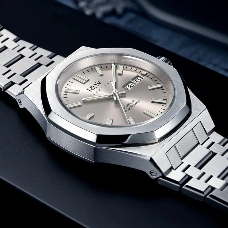 Reloj Hombre CARNIVAL Mechanical Business Watch for Men Brand Luxury Automatic Watches 50M Waterproof Luminous Mens Montre Homme