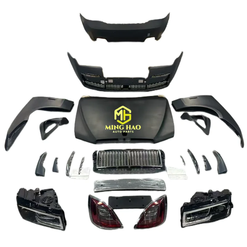 

Upgraded Version Car Bumper for First-Generation ROLLS-ROYCE Ghost and Fourth-Generation Modified Headlights and Front Bumper