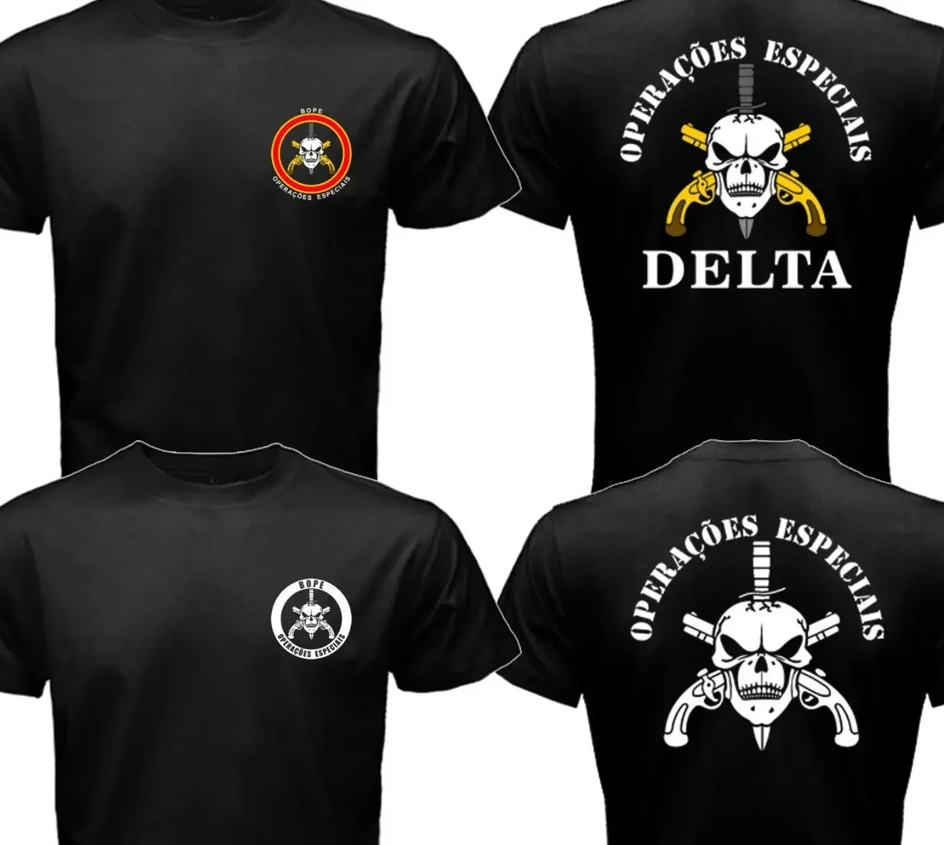 BOPE Elite Squad Brazil Special Force Unit Military T-shirt Short Sleeve Casual 100% Cotton O-Neck Men T Shirt