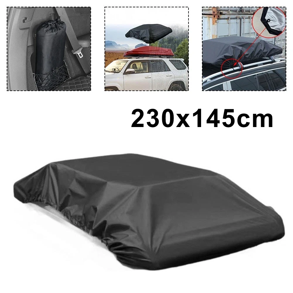 Car Top Rack Cover 210D Oxford Cloth 170*145cm 190*145cm 230*145cm 270*145cm Car Roof Rain Cover Luggage Cover Rainproof
