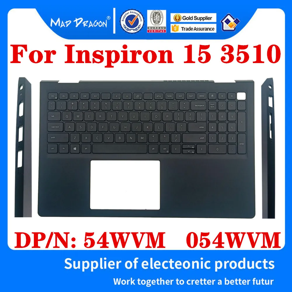 

Новинка 54WVM 054WVM для ноутбука Dell Inspiron 3510 сменный Упор для рук чехол с верхней крышкой без/с подсветкой клавиатуры серебристый корпус