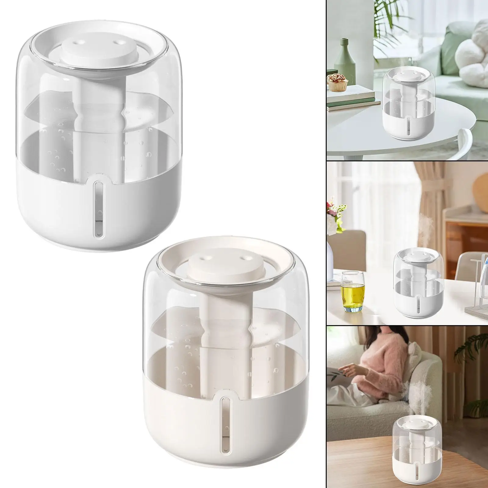 โต๊ะความชื้นหมอกละเอียดเอาต์พุตถังน้ํา 6.8 ลิตรสําหรับห้องนั่งเล่นหอพักสํานักงาน