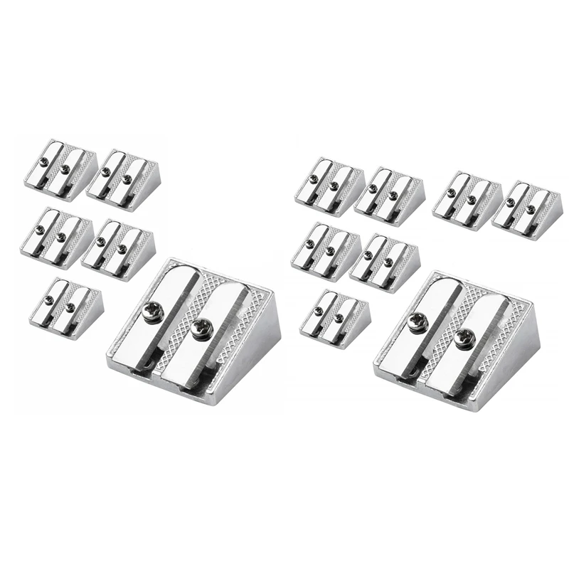 Handheld Metal Pencil Sharpener With 2 Holes