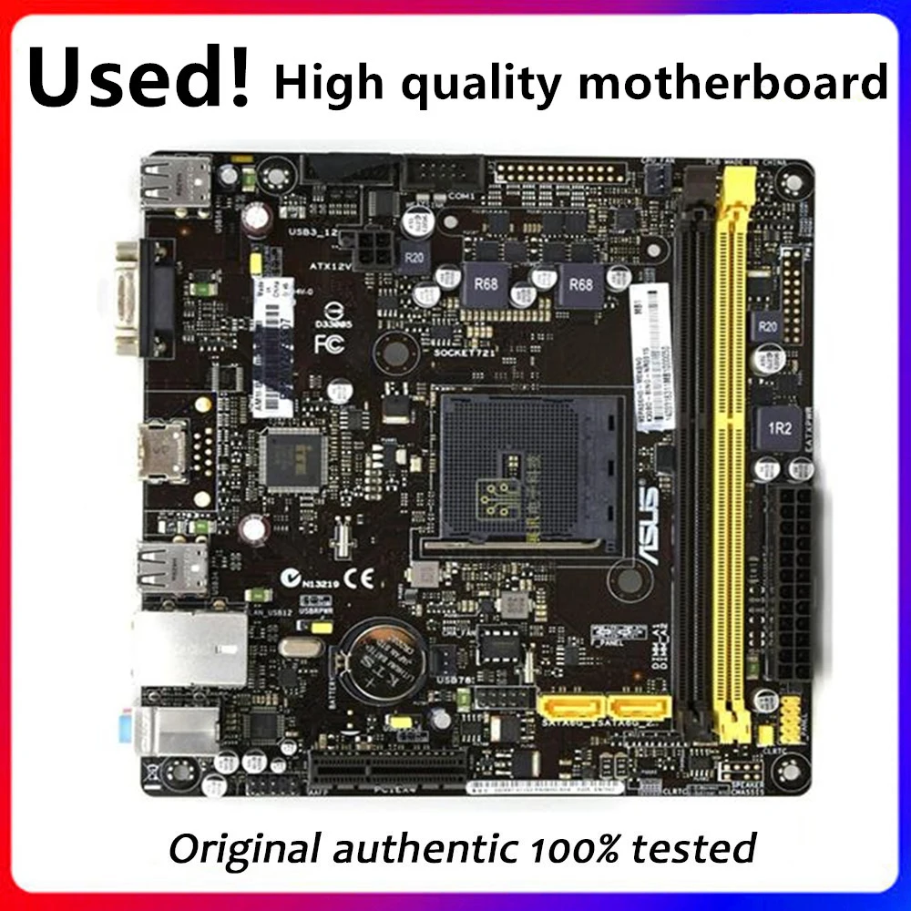 

For ASUS AM1I-B Motherboard Socket AM1 DDR3 mini ITX 17*17 HTPC Original Desktop Mainboard SATA III Used Mainboard