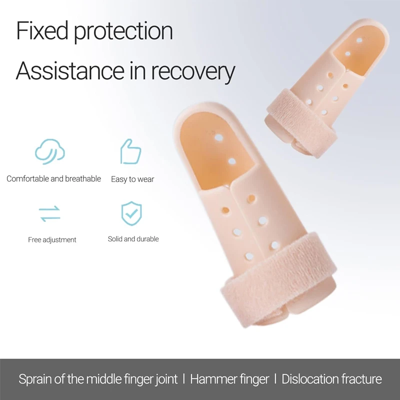 HENGPIN Silicone Finger Protectors Moisturizing Pain Relief Finger Sleeves Thickened Anti-Slip Guards for Writing Cooking Work