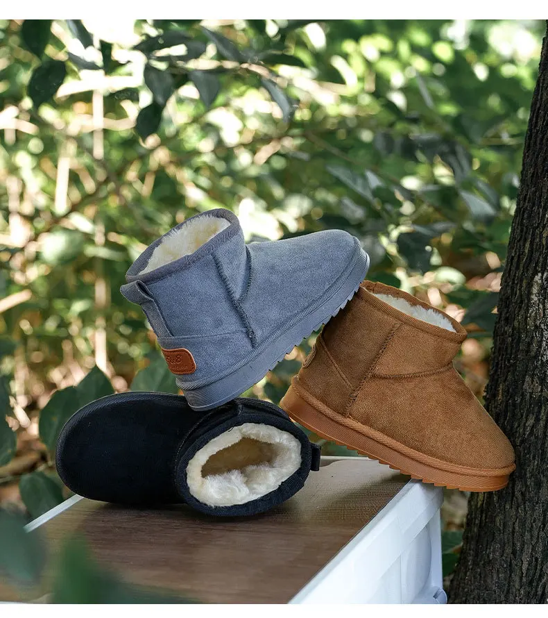 2026 Neue Kinder-Winterstiefel aus Rindsleder, warme Stiefel für Jungen und Mädchen, hochwertige Lederstiefel – Detail 7